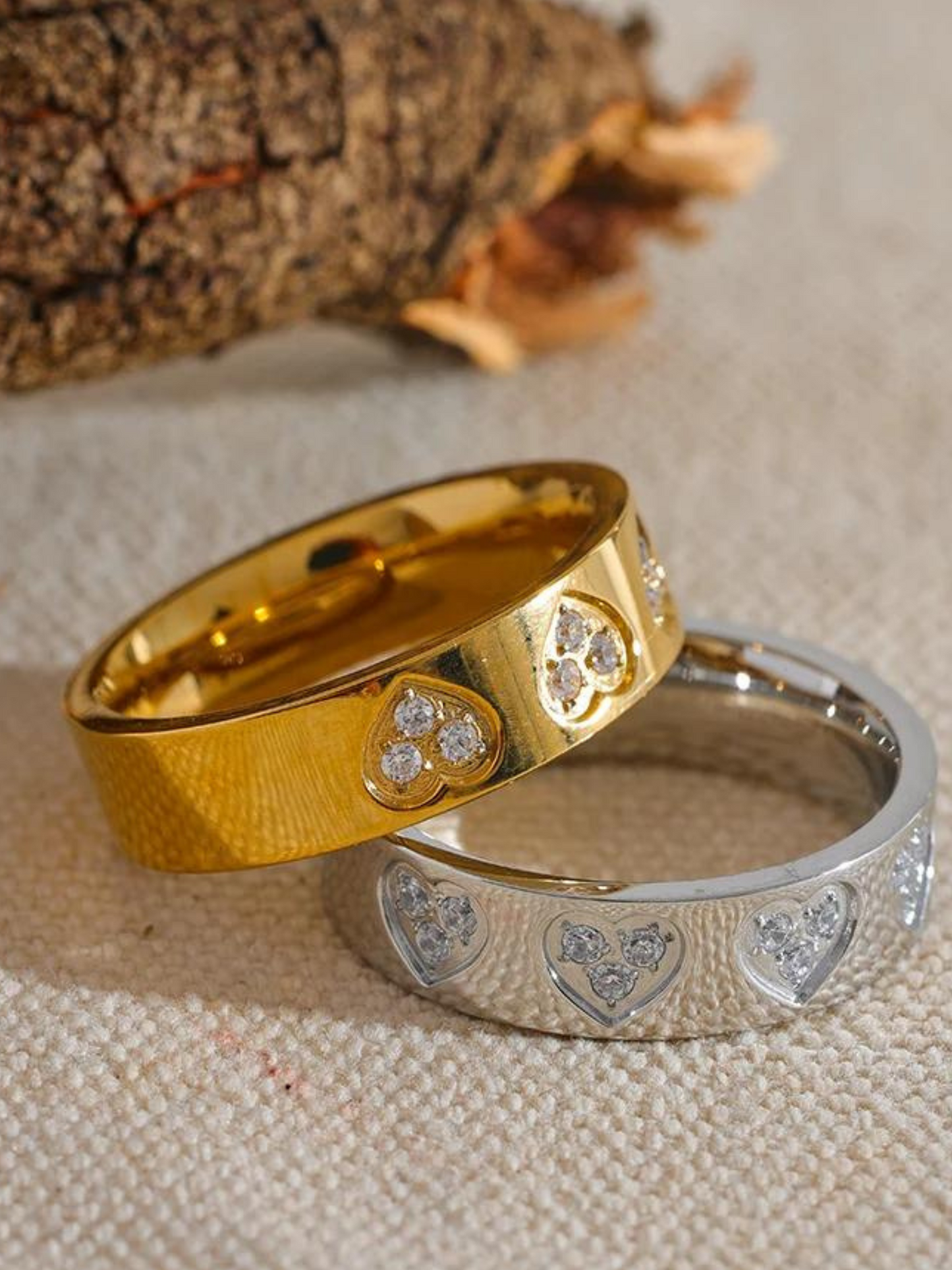 Diamond Heart Ring
