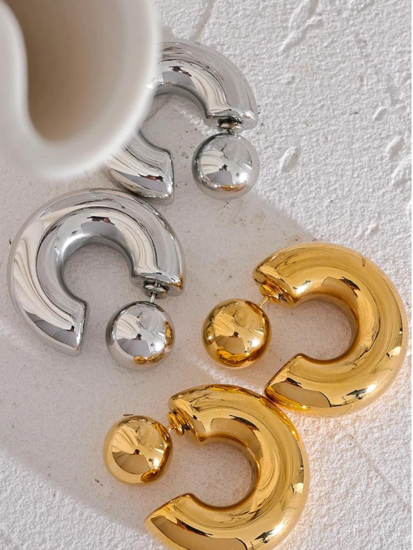 Chunky Tube Earrings