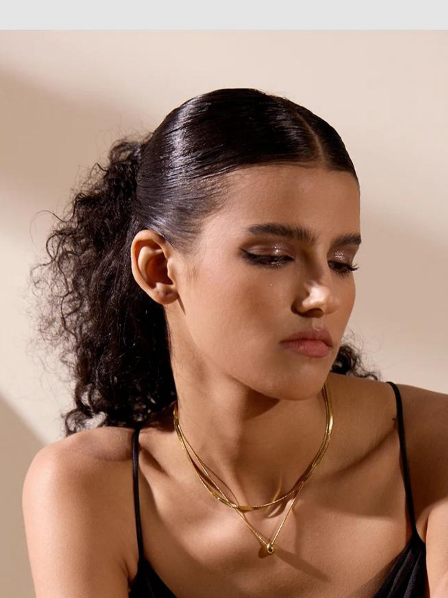 Layered Gold Chain Necklace