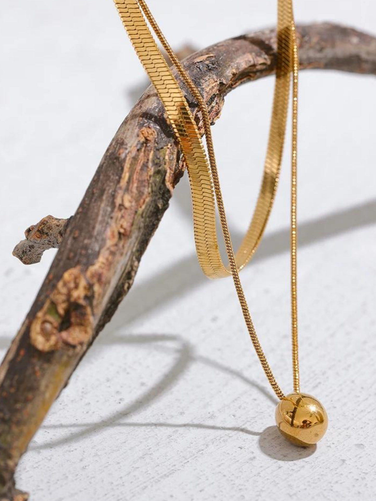Layered Gold Chain Necklace