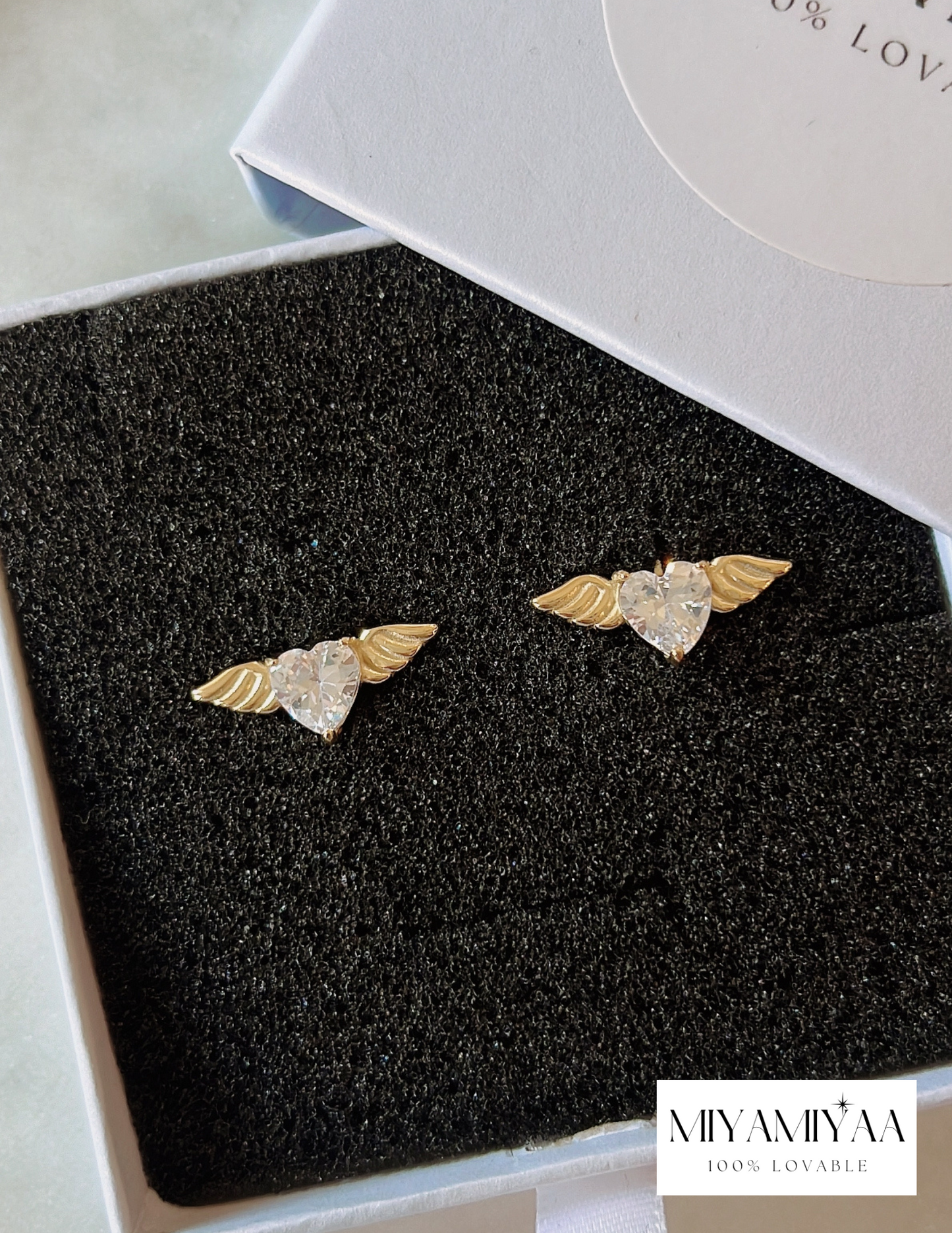 Heart Angel Earrings
