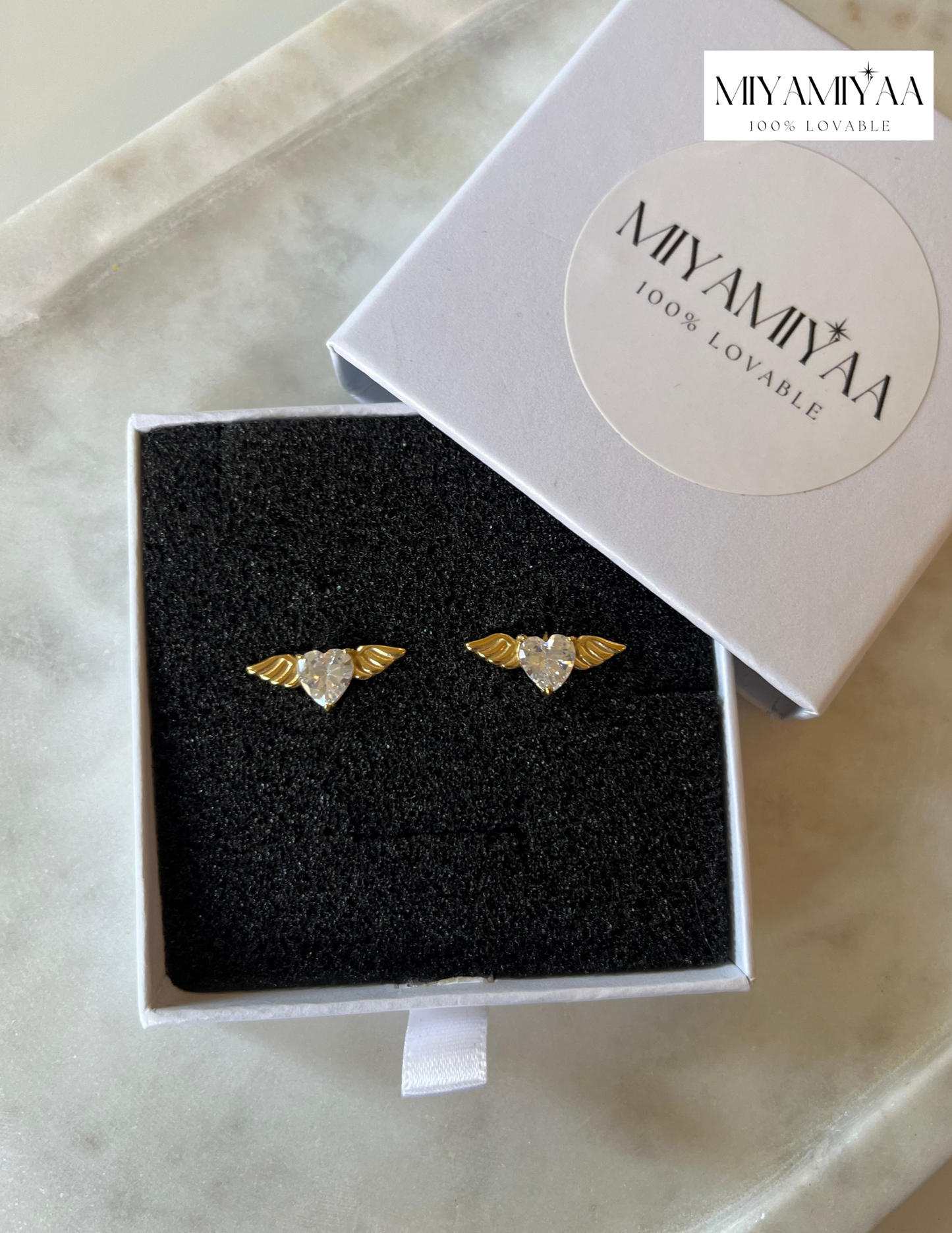 Heart Angel Earrings