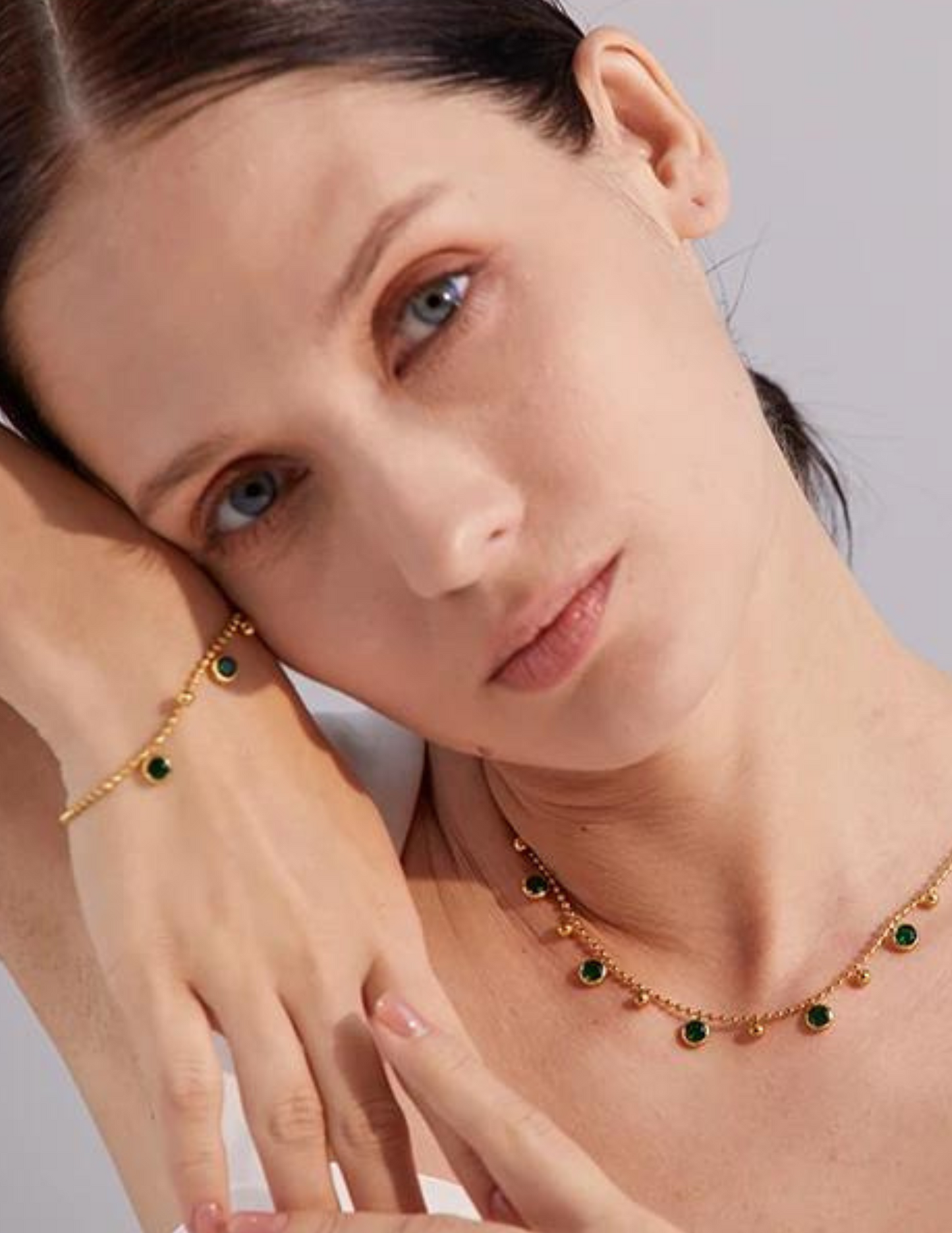 Elmas Chain and Bracelet