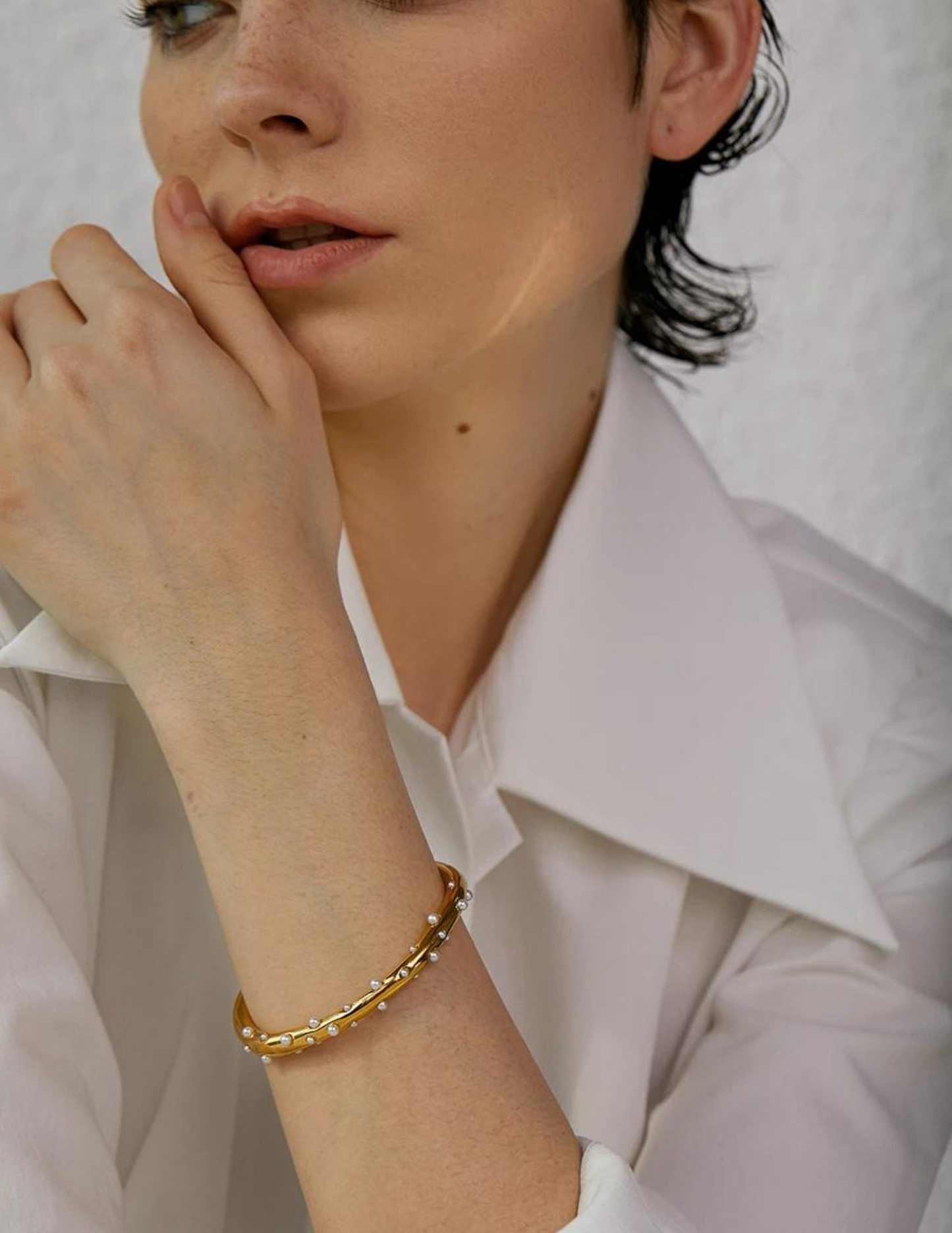 Ocean Gem Cuff Bangle