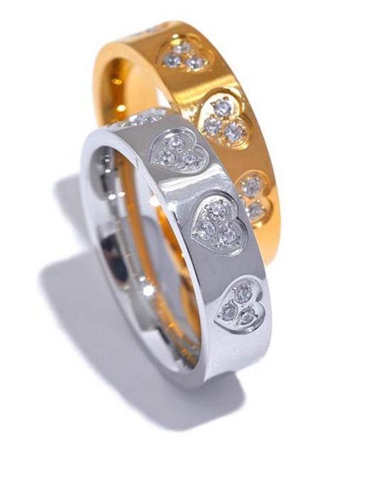 Diamond Heart Ring