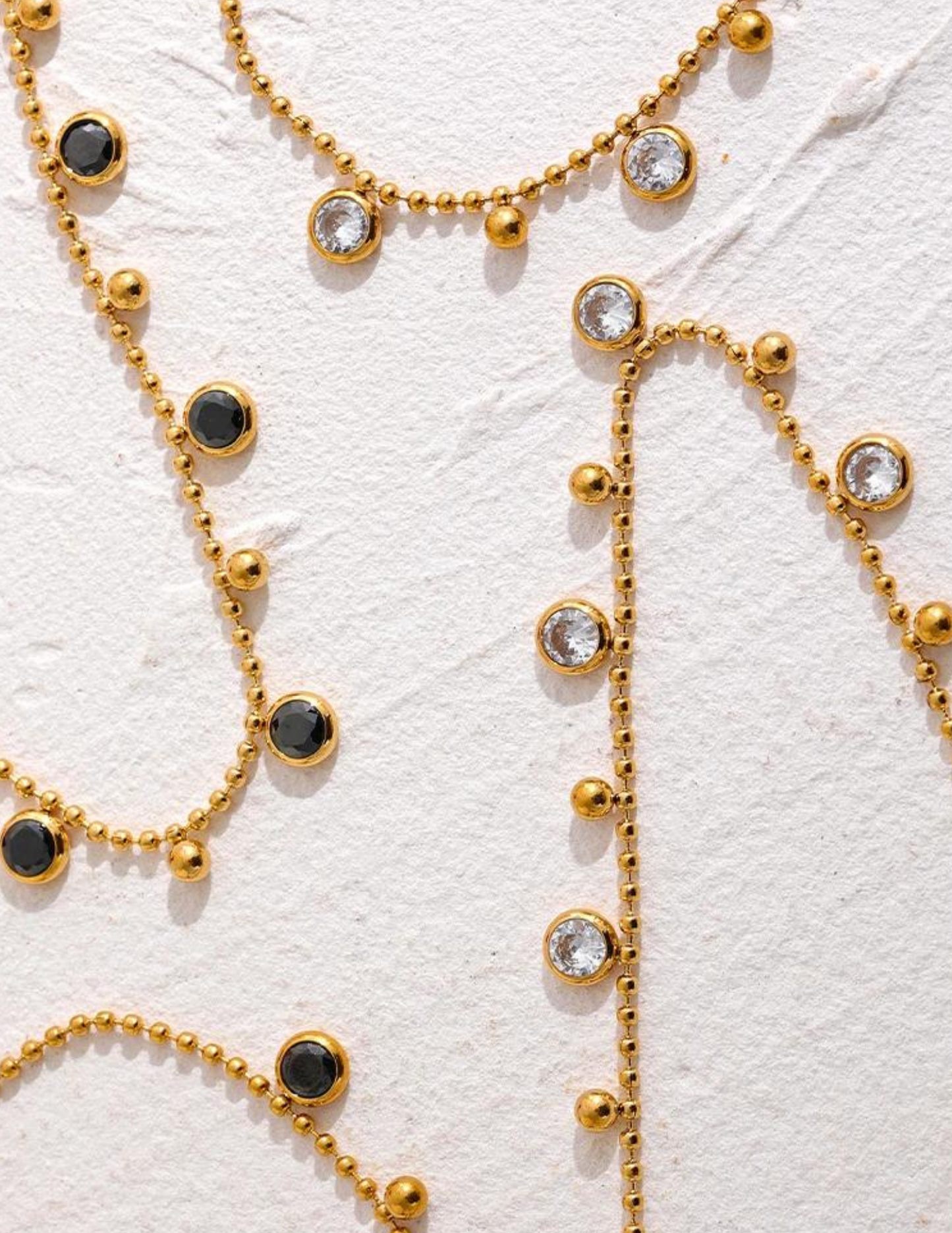 Elmas Chain and Bracelet