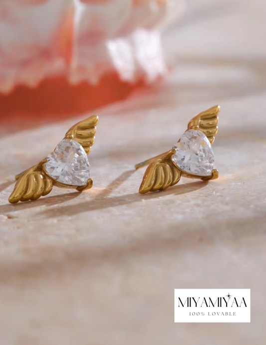 Heart Angel Earrings